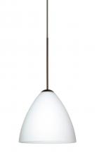  RXP-177907-BR - Besa Pendant Mia Bronze Opal Matte 1x50W Halogen