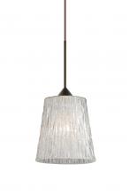  RXP-5125GL-BR - Besa Pendant Nico 4 Bronze Stone Glitter 1x35W Halogen