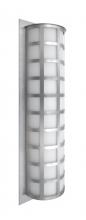  SCALA28-WA-LED-SL - Besa Outdoor Scala 28 Silver White Acrylic 3x8W LED