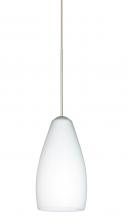  X-719807-LED-SN - Besa Pendant For Multiport Canopy Karli Satin Nickel Opal Matte 1x5W LED