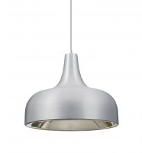  X-PERSIA-LED-SN-L - Besa, Persia Cord Pendant For Multiport Canopy, Satin Nickel Finish, 1x9W LED, 15Ft.