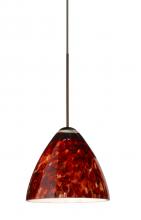  XP-177941-BR - Besa Pendant Mia Bronze Garnet 1x50W Halogen