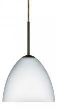  1BT-757207-HAL-BR - Besa Sasha Pendant Bronze Opal Matte 1x40W Halogen