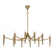  1-1528-10-106 - Belleza 10-Light Linear Chandelier in Spumante by Breegan Jane