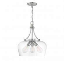 Savoy House 7-4034-3-SN - 3 Light Satin Nickel Pendant