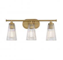  8-1745-3-322 - Chantilly 3-Light Bathroom Vanity Light in Warm Brass