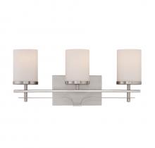  8-338-3-SN - Colton 3-Light Bathroom Vanity Light in Satin Nickel