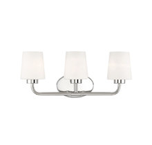  8-4090-3-109 - Capra 3-Light Bathroom Vanity Light in Polished Nickel