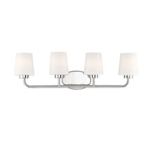 Savoy House 8-4090-4-109 - Capra 4-Light Bathroom Vanity Light in Polished Nickel