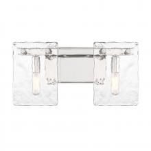  8-8204-2-109 - Genry 2-Light Bathroom Vanity Light in Polished Nickel