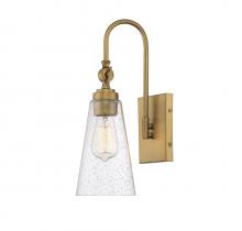  9-108-1-322 - York 1-Light Adjustable Wall Sconce in Warm Brass