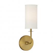  9-1755-1-322 - Powell 1-Light Wall Sconce in Warm Brass