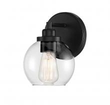  9-4050-1-BK - Carson 1-Light Wall Sconce in Matte Black