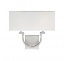  9-998-2-SN - Rhodes 2-Light Wall Sconce in Satin Nickel