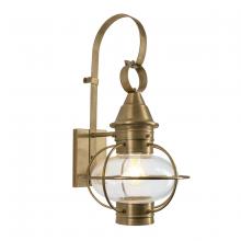 Norwell 1712-AG-CL - American Onion Outdoor Wall Light