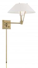 Norwell 6671-AN-TW - Cody Swing Arm Wall Sconce - Antique Brass