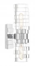  9765-CH-IC - Murano 2-Light Vanity Sconce - Chrome