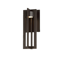  WS-W48616-BZ - Chamber 16in LED Outdoor Wall Light 3000K in Bronze 250 Lumens