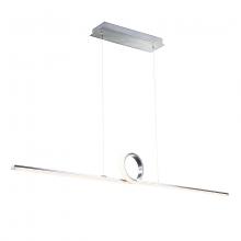  PD-23852-AL - Loophole 52in LED Pendant 3000K in Brushed Aluminum 2734 Lumens