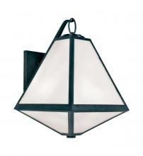  GLA-9722-OP-BC - Brian Patrick Flynn Glacier 2 Light Black Charcoal Outdoor Sconce