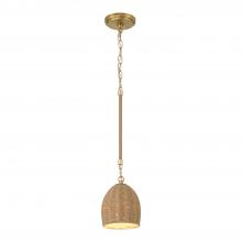  JAC-10502-SG - Jace 1 Light LED Soft Gold Mini Pendant