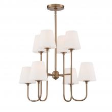  KEE-A3008-VG - Keenan 8 Light Vibrant Gold Chandelier