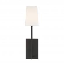  LEN-251-BF - Lena 1 Light Black Forged Sconce