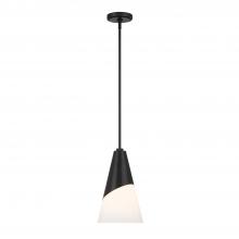  TOR-901-MK - Brian Patrick Flynn Tori 1 Light Matte Black Mini Pendant