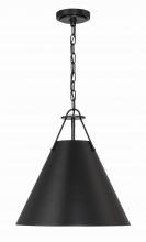  XAV-B8305-MK - Xavier 3 Light Matte Black Pendant