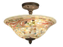  8780/3LTF - Bradshaw Mosaic Flush Mount