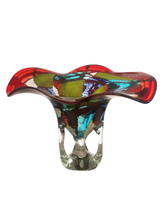  AV11155 - Montana Hand Blown Art Glass Vase