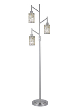  PF12359 - Alps 3-Light Mosaic Art Glass Floor Lamp