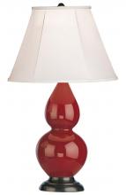  1657 - Oxblood Small Double Gourd Accent Lamp