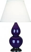  1766X - Amethyst Small Double Gourd Accent Lamp