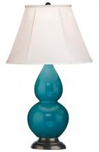  1772 - Peacock Small Double Gourd Accent Lamp