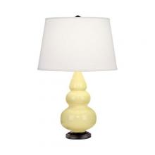  267X - Butter Small Triple Gourd Accent Lamp