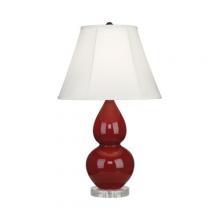  A697 - Oxblood Small Double Gourd Accent Lamp