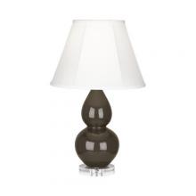  TE13 - Brown Tea Small Double Gourd Accent Lamp