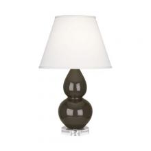  TE13X - Brown Tea Small Double Gourd Accent Lamp