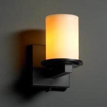 Justice Design Group CNDL-8771-10-CREM-NCKL - Dakota 1-Light Wall Sconce