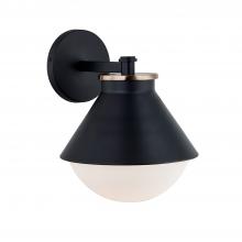  FSN-7682W-OPAL-MBBR - Ravelle Medium Outdoor Wall Sconce