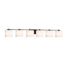  FSN-8446-55-OPAL-DBRZ - Era 6-Light Bath Bar