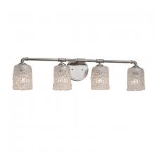  GLA-8464-16-CLRT-NCKL - Bronx 4-Light Bath Bar