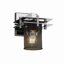  MSH-8171-10-CROM - Metropolis 1-Light Wall Sconce (2 Flat Bars)