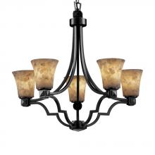 Justice Design Group ALR-8500-15-DBRZ - Argyle 5-Light Chandelier