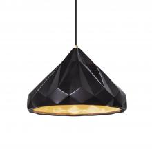  CER-6450-CBGD-ABRS-BKCD-LED1-700 - Geometric 1-Light LED Pendant