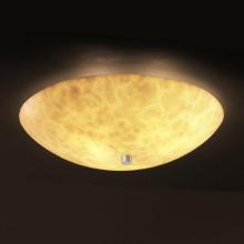 Justice Design Group CLD-9672-35-CROM - 24" Semi-Flush Bowl w/ GU24-LED Lamping