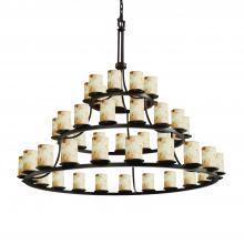  ALR-8714-10-DBRZ-LED45-31500 - Dakota 45-Light 3-Tier Ring LED Chandelier