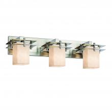  CLD-8173-15-NCKL - Metropolis 3-Light Bath Bar