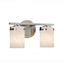 Justice Design Group CLD-8452-10-NCKL-LED2-1400 - Atlas 2-Light LED Bath Bar